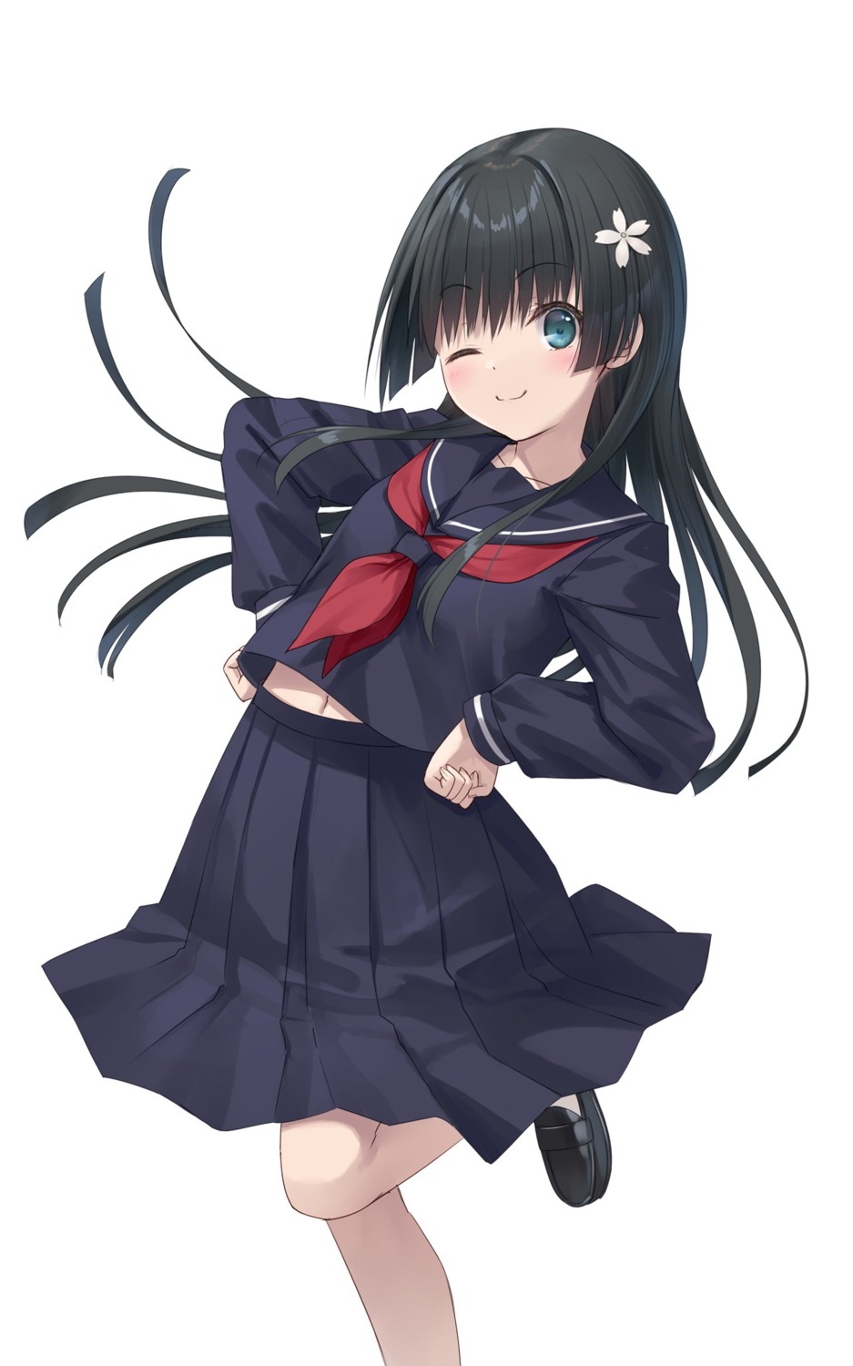 na-ga, saten_ruiko, seifuku, skirt_lift, toaru_kagaku_no_railgun, toaru_majutsu_no_index