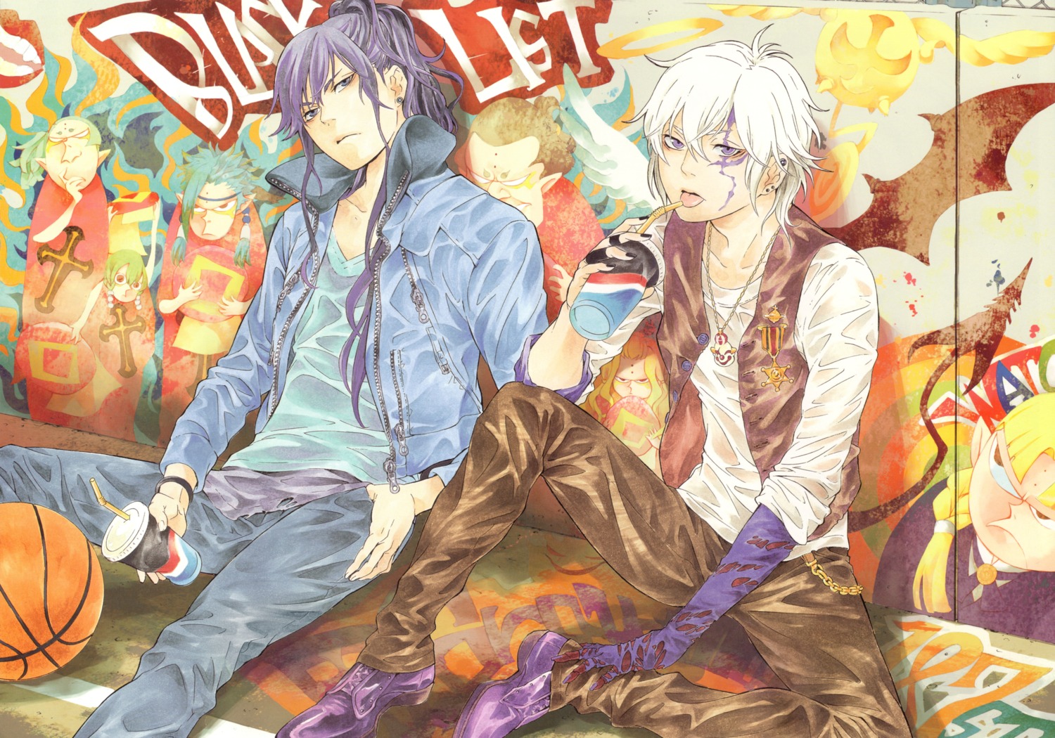 allen_walker, d.gray-man, hoshino_katsura, kanda_yu, male, timcanpy