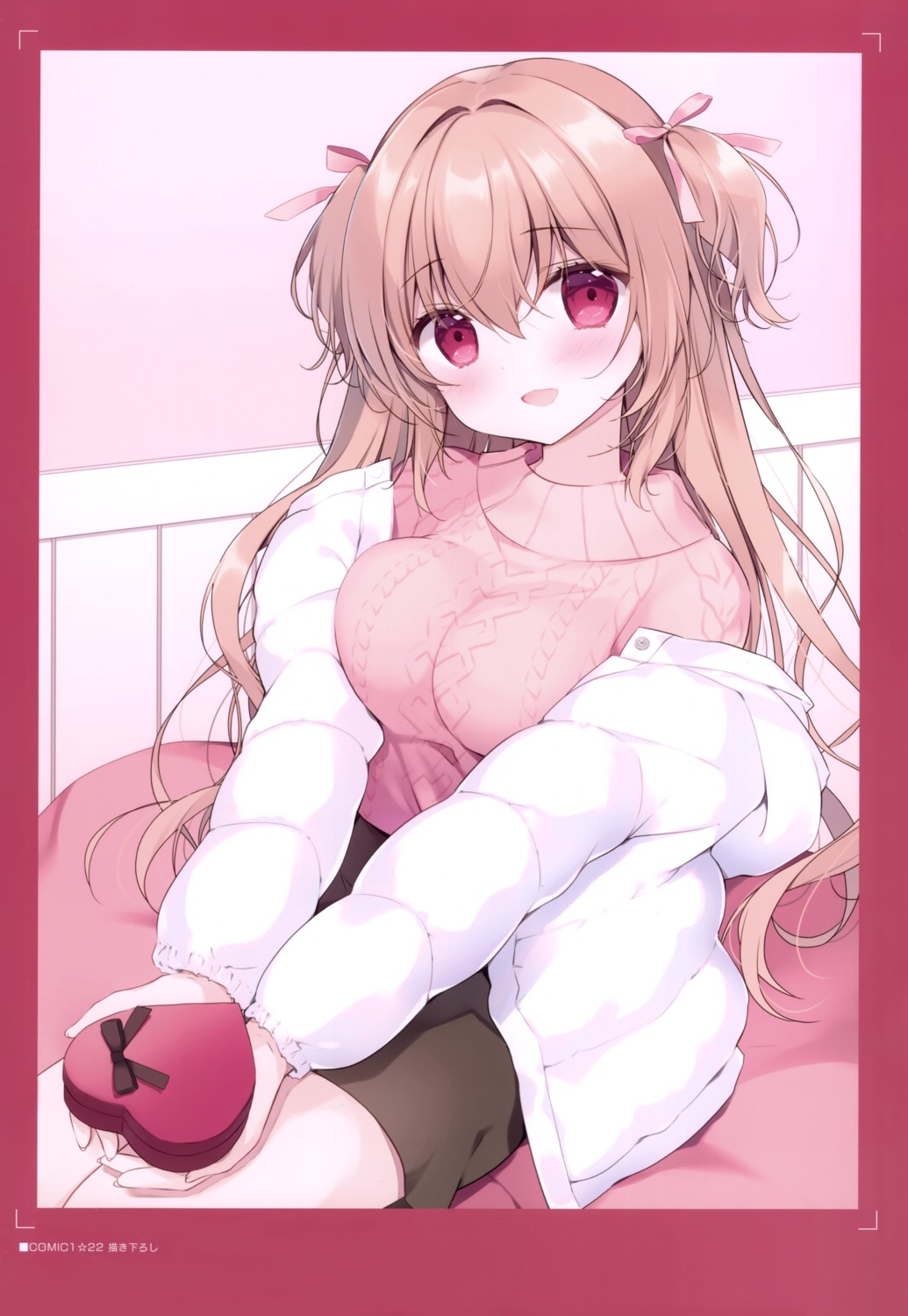 canvas+garden, miyasaka_miyu, rina_(canvas+garden), sweater, valentine