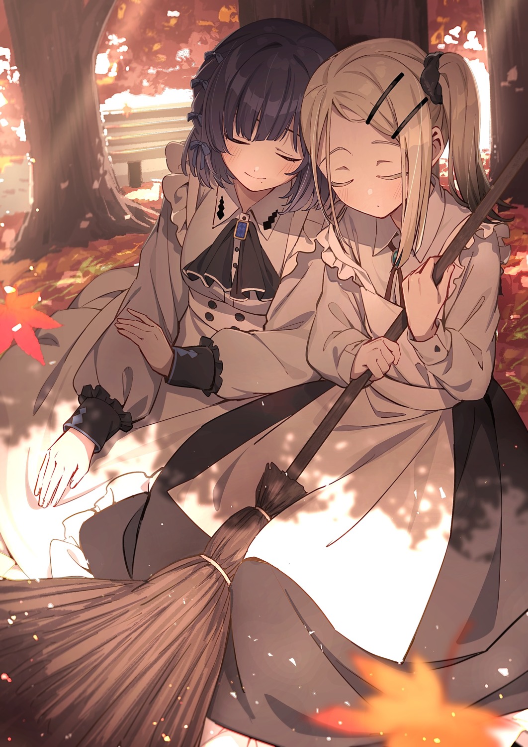 gakuen_idolm@ster, hataya_misuzu, maid, shinosawa_hiro, tamago_sando, the_idolm@ster