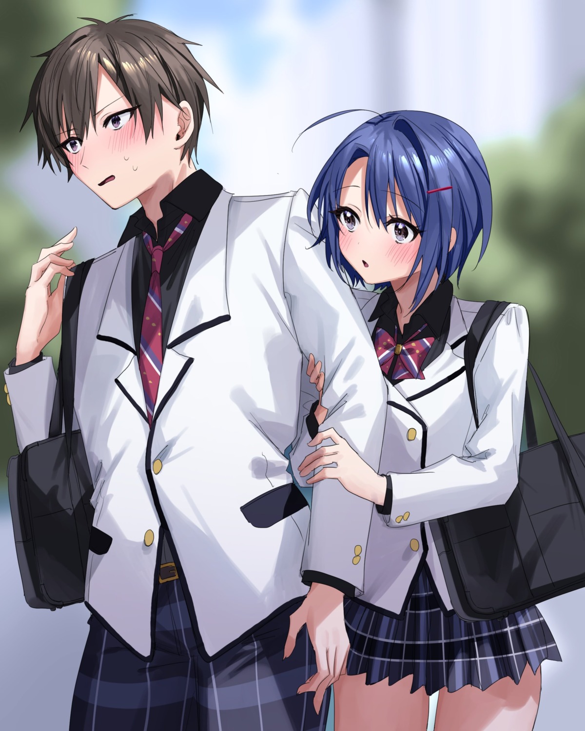 chigusa_minori, himeno_akira, jitsuwa_imouto_deshita., majima_ryouta, seifuku