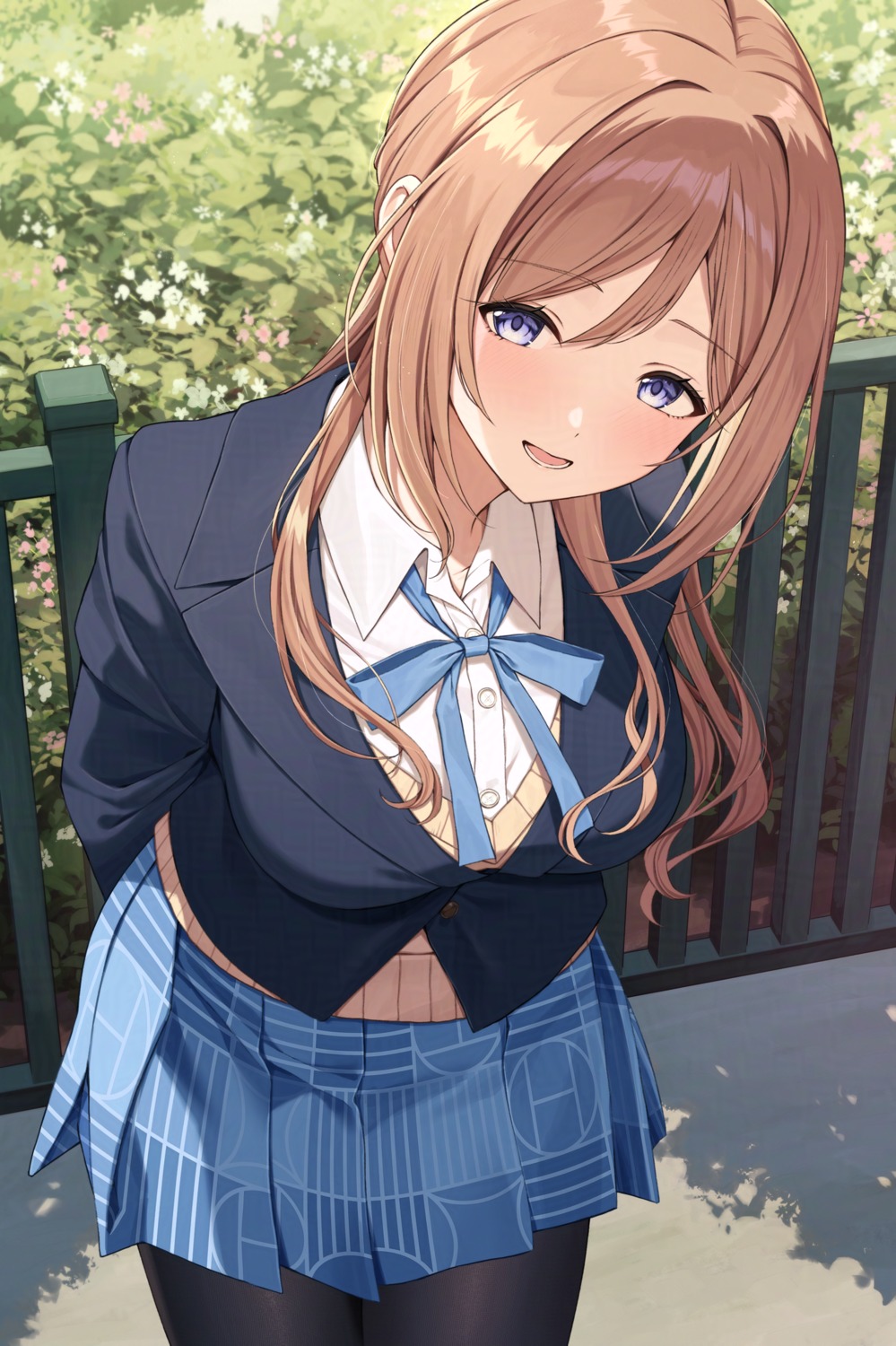gakuen_idolm@ster, himesaki_rinami, kuroto_yuu, pantyhose, seifuku, sweater, the_idolm@ster