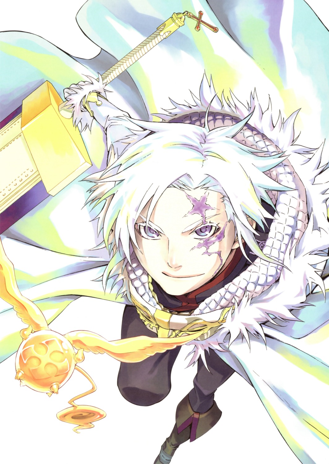 allen_walker, d.gray-man, hoshino_katsura, male