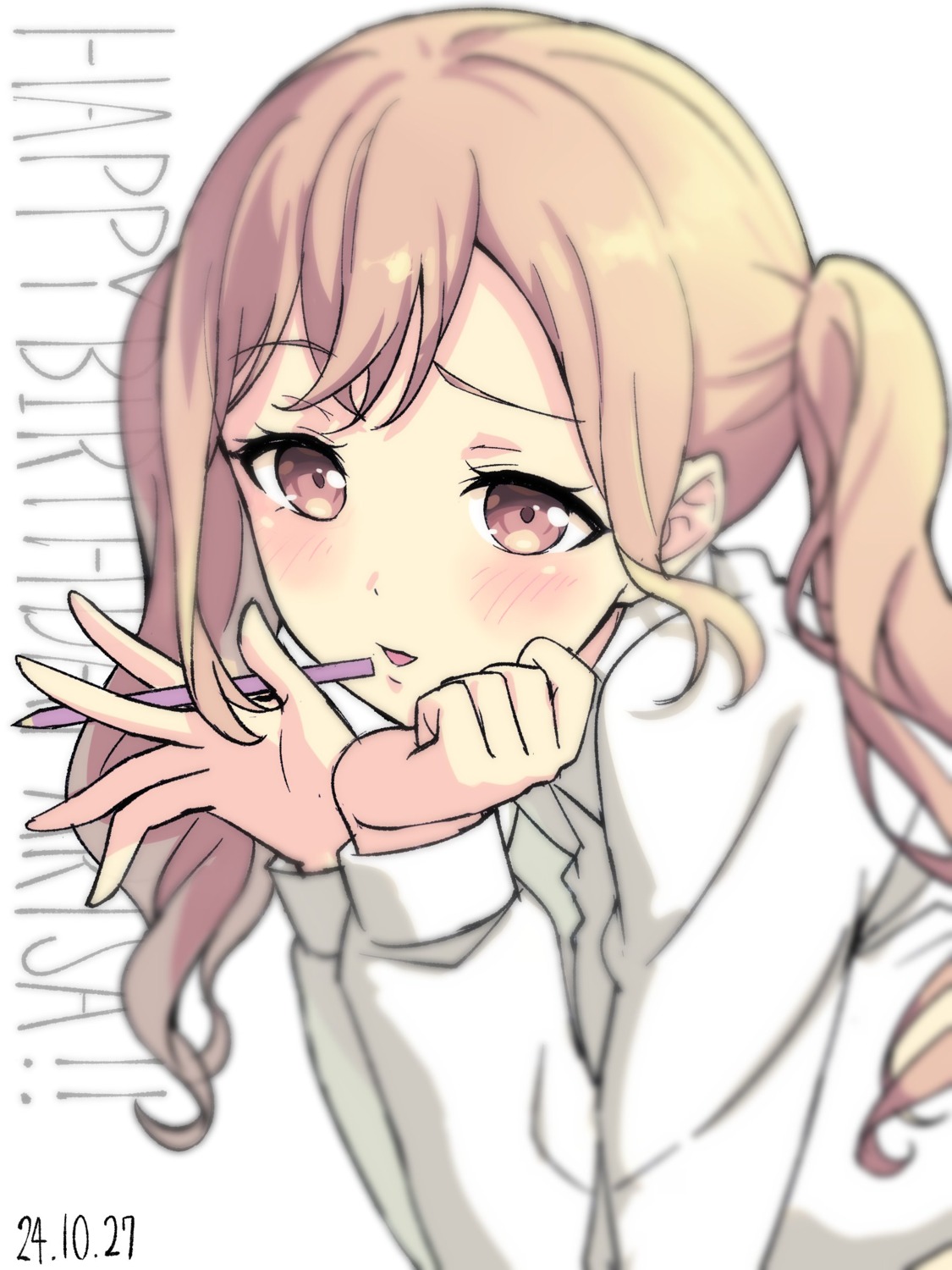 bang_dream!, dress_shirt, ichigaya_arisa, nobusawa_osamu, sketch