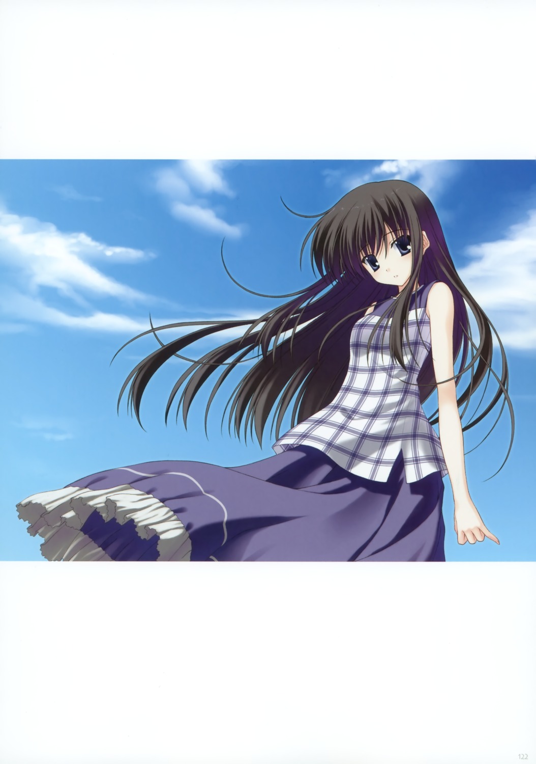 dress, garden, kasuga_sakurako, nanao_naru, summer_dress