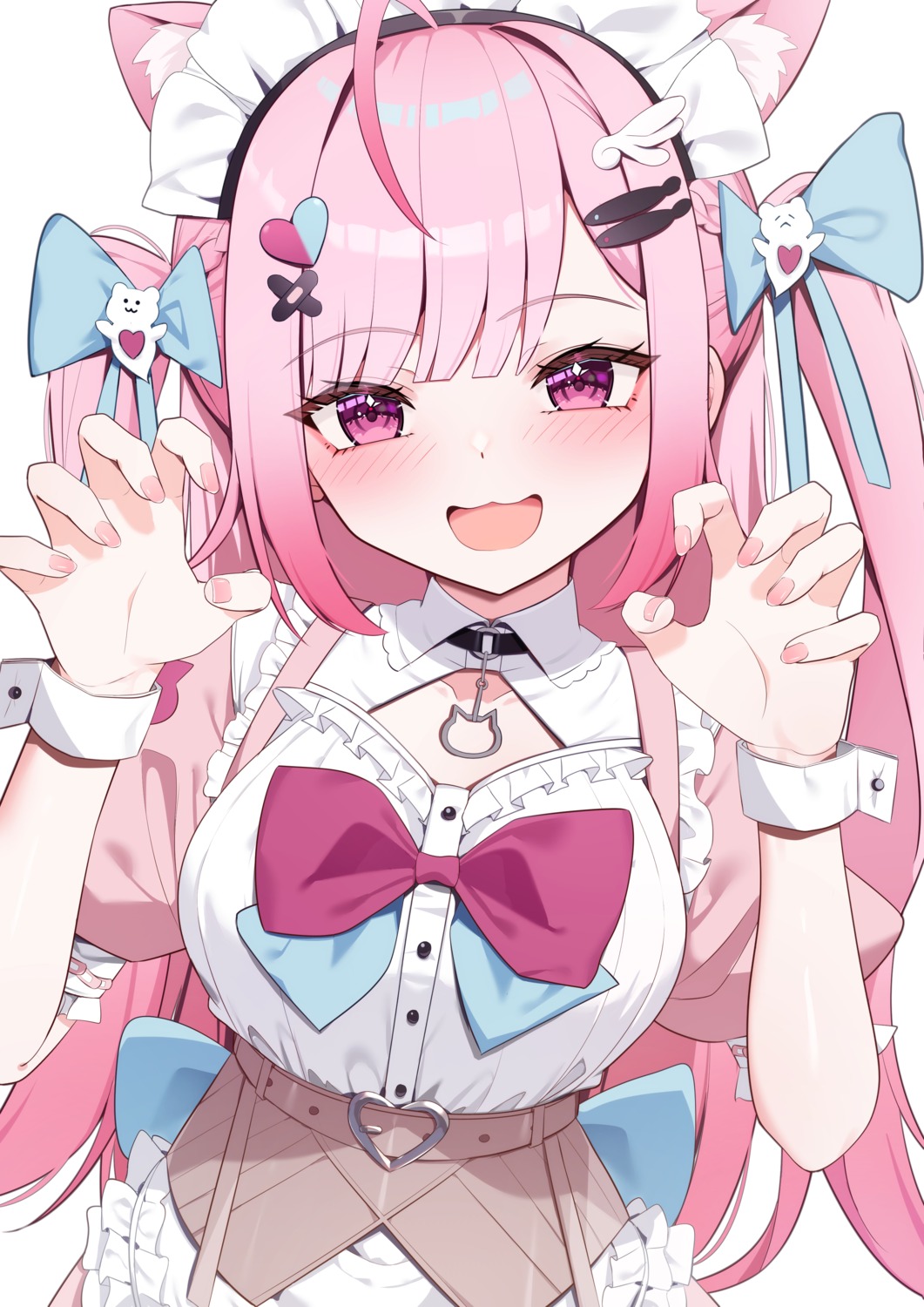 akuame_(ring3922), animal_ears, indie_virtual_youtuber, maid, nekomimi, yuuki_sakuna