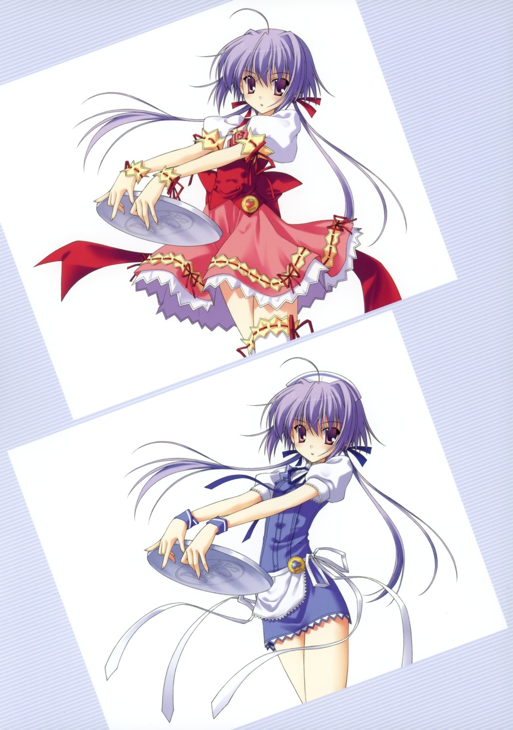berry's, nanao_naru, satou_natsuki, thighhighs, waitress