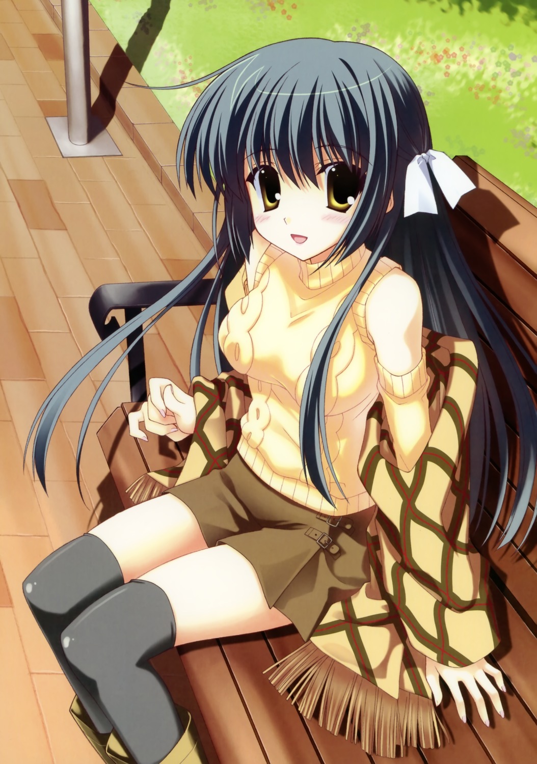 himenomiya_kaguya, nanao_naru, stellar_theater, thighhighs