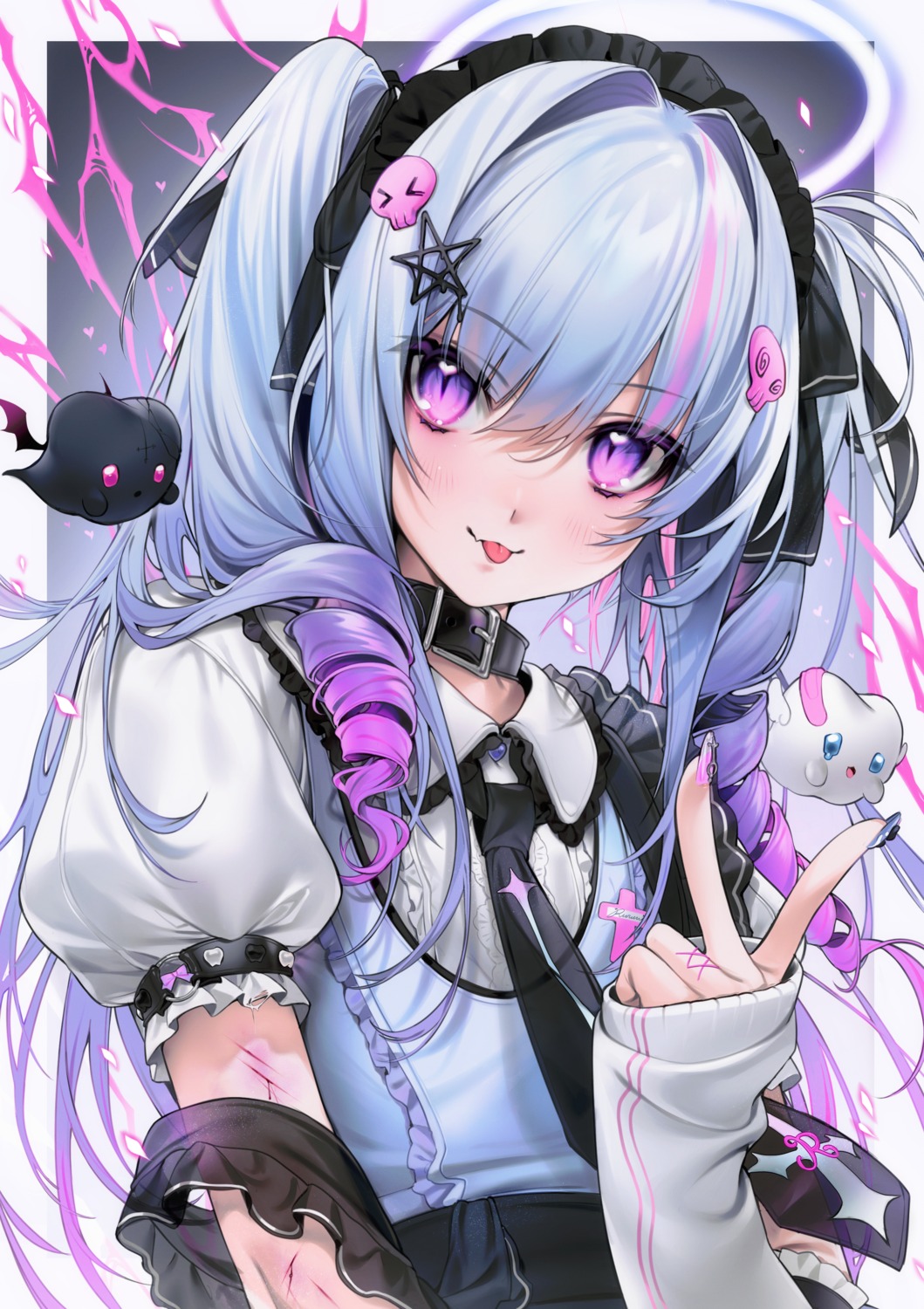 halo, heavenrend, mazamuno, see_through, yumemi_rurumi