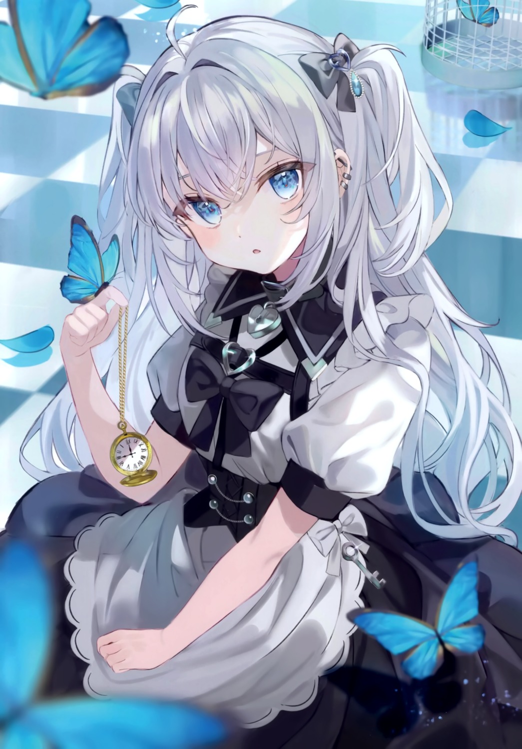 haruhiruri, maid, torikago_step