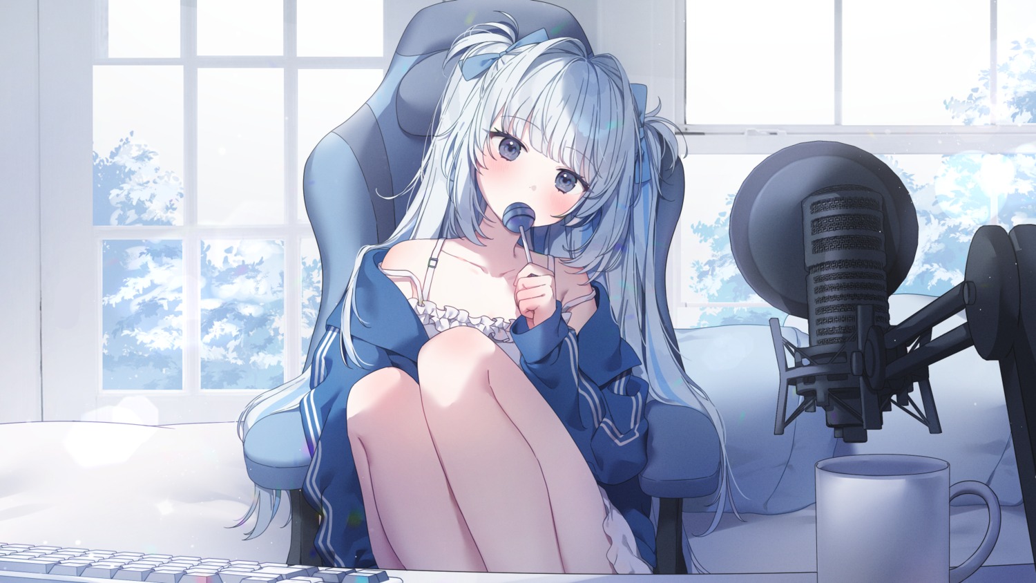 dress, gym_uniform, moffle_(ayabi), summer_dress, wallpaper