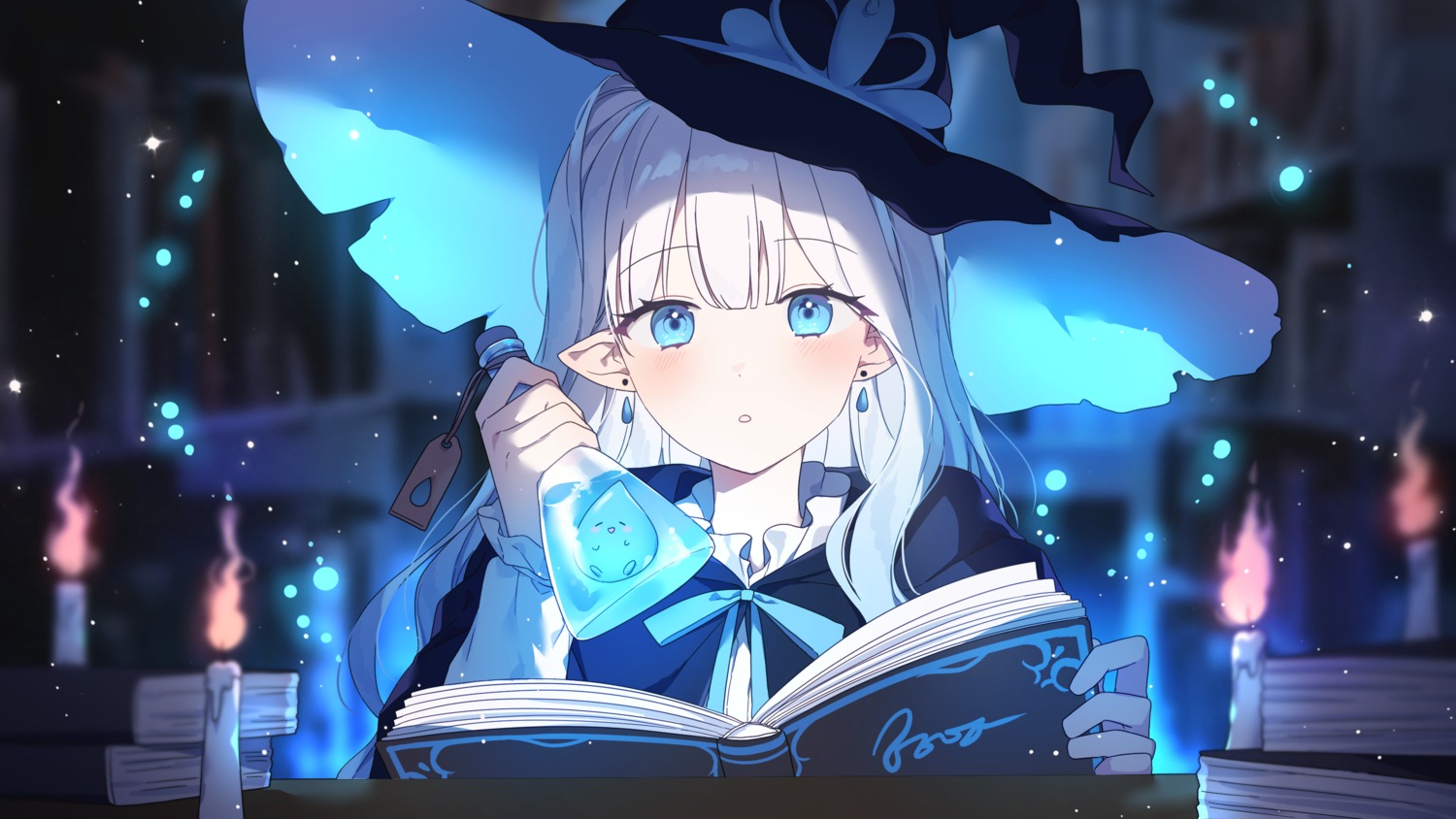 moffle_(ayabi), pointy_ears, witch