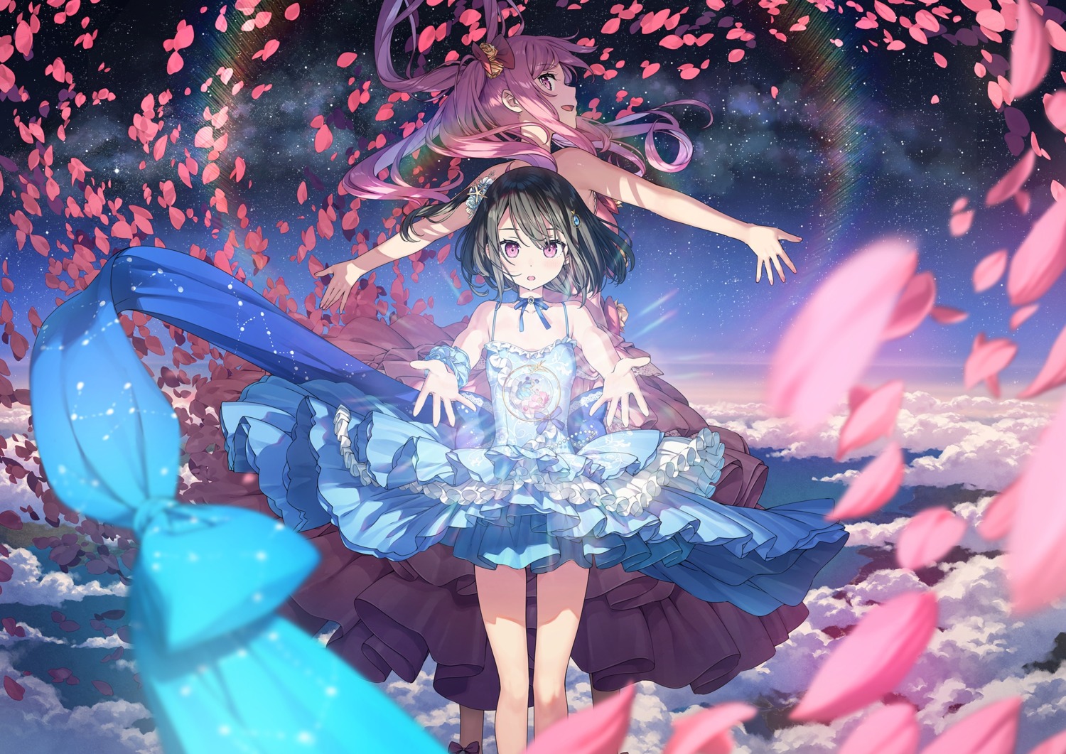 dress, kantoku, kurumi_(kantoku), shizuku_(kantoku)