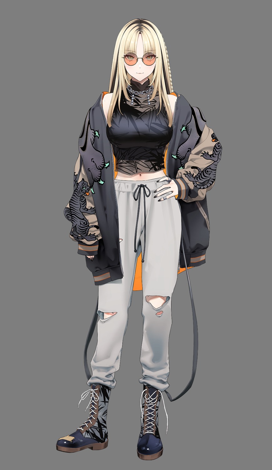 hololive, hololive_dev_is, koganei_niko, megane, see_through, tetsukazu, torn_clothes, transparent_png