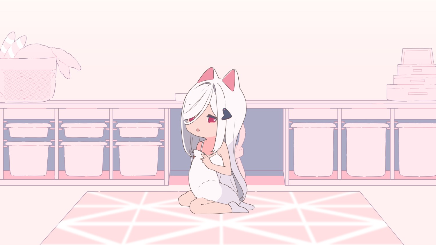 animal_ears, dress, kitsune, mysteria_(p19), p19, summer_dress, tail