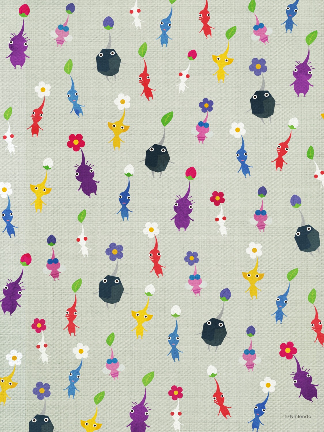 blue_pikmin, nintendo, pikmin, purple_pikmin, red_pikmin, rock_pikmin, white_pikmin, winged_pikmin