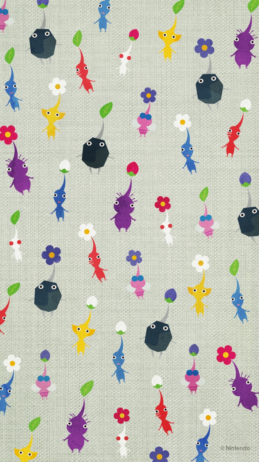 blue_pikmin, nintendo, pikmin, purple_pikmin, red_pikmin, rock_pikmin, white_pikmin, winged_pikmin