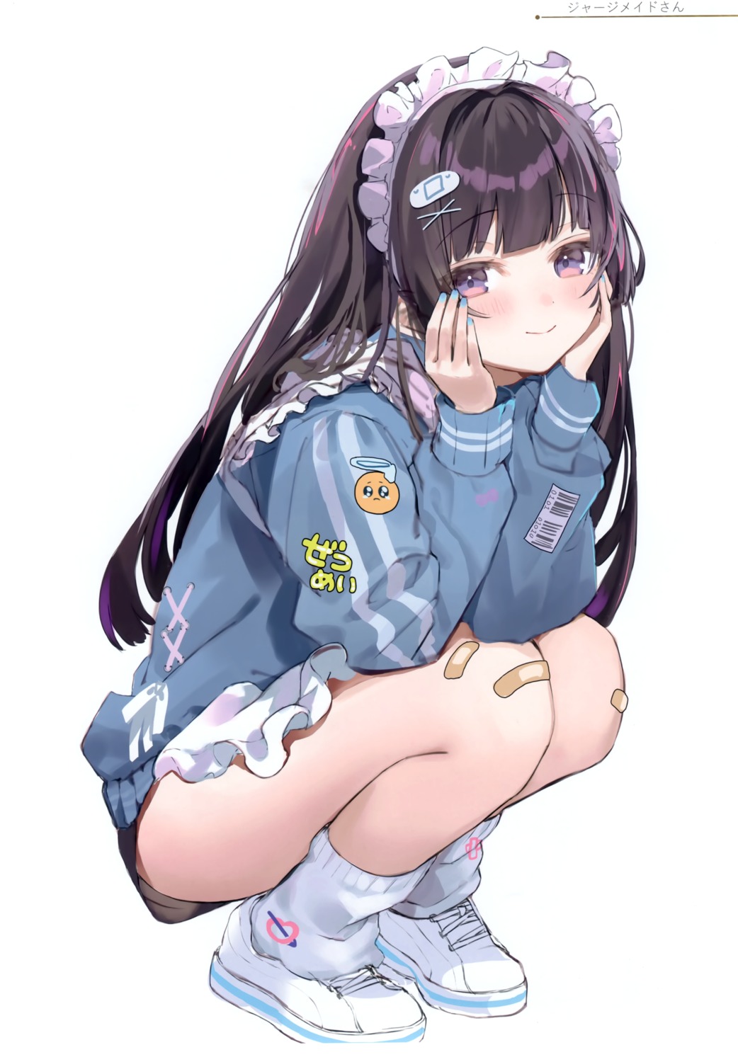 bandaid, dandakadan, gym_uniform, kanda_done, maid