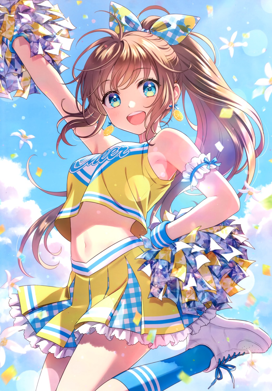 canvas, cheerleader, morikura_en, skirt_lift