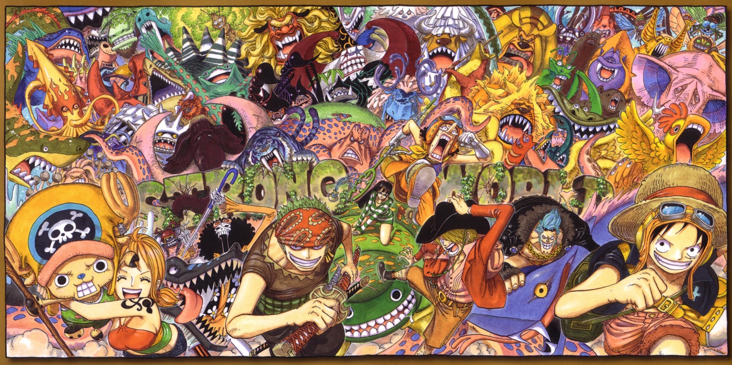 brook, franky, monkey_d_luffy, nami, nico_robin, oda_eiichirou, one_piece, roronoa_zoro