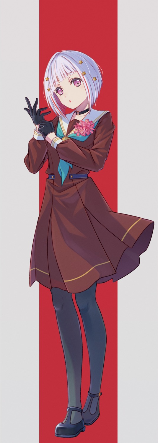 love_live!_(series), love_live!_hasu_no_sora_jogakuin_school_idol_club, macken, pantyhose, seifuku, skirt_lift, yuugiri_tsuzuri