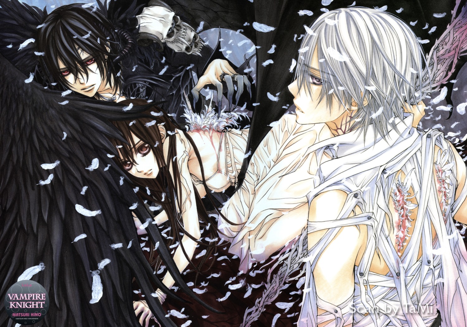 cross_yuuki, hino_matsuri, kiryuu_zero, kuran_kaname, vampire_knight