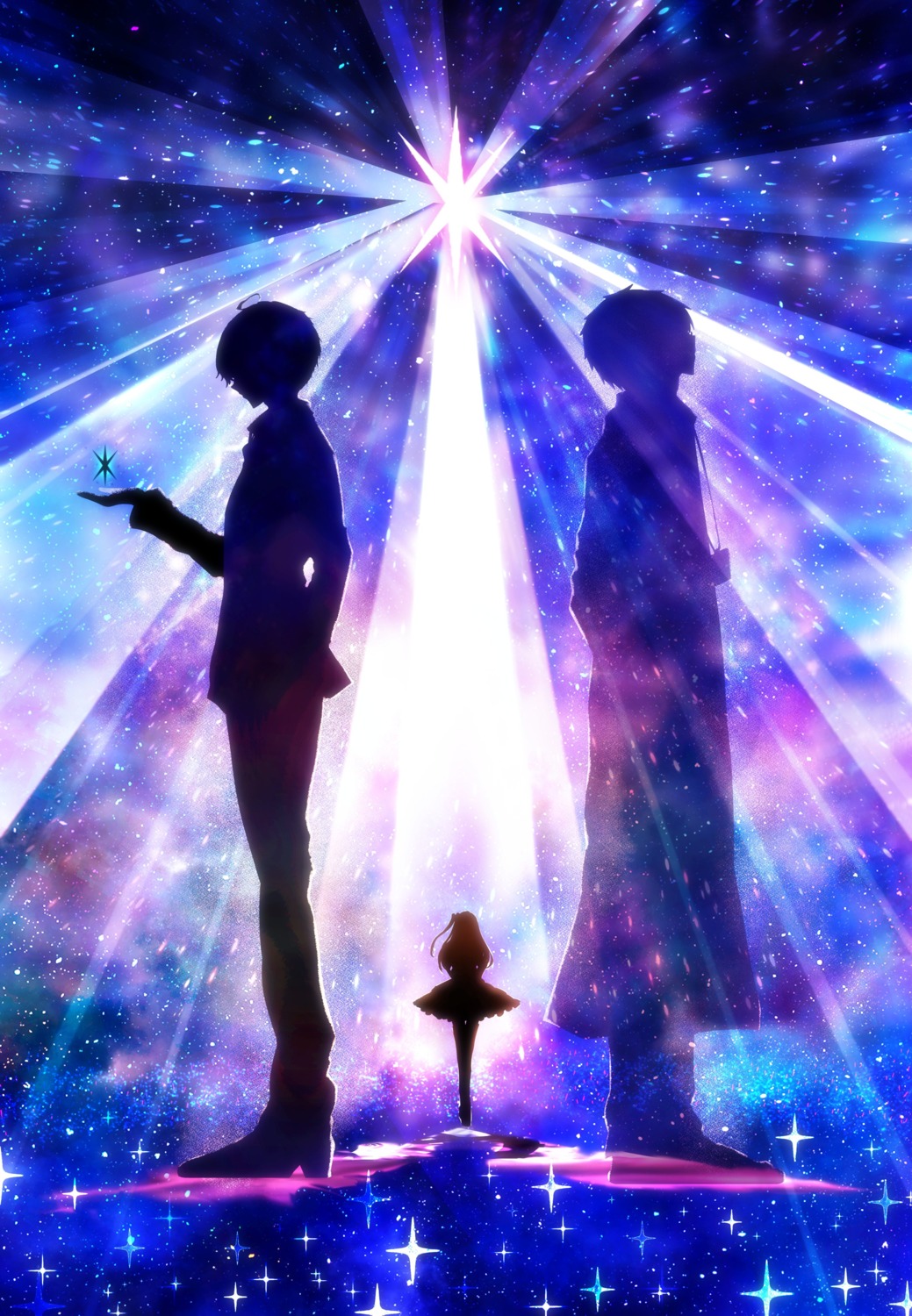 [oshi_no_ko], amamiya_gorou, harada_miyuki, hoshino_ai, hoshino_aquamarine, silhouette