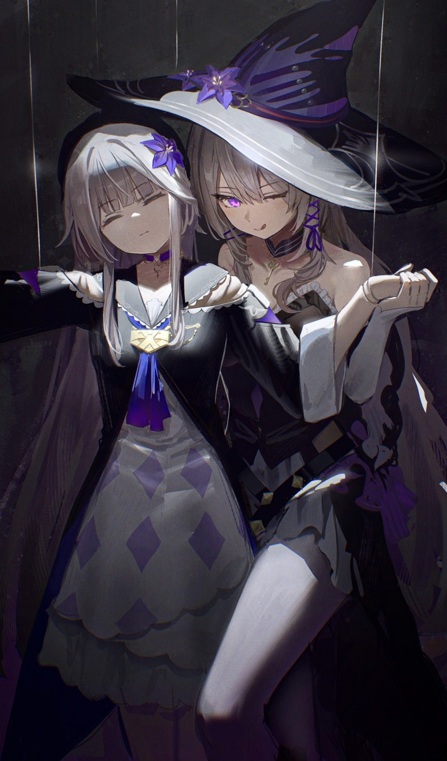 herta, hidulume, honkai:_star_rail, no_bra, pantyhose, witch