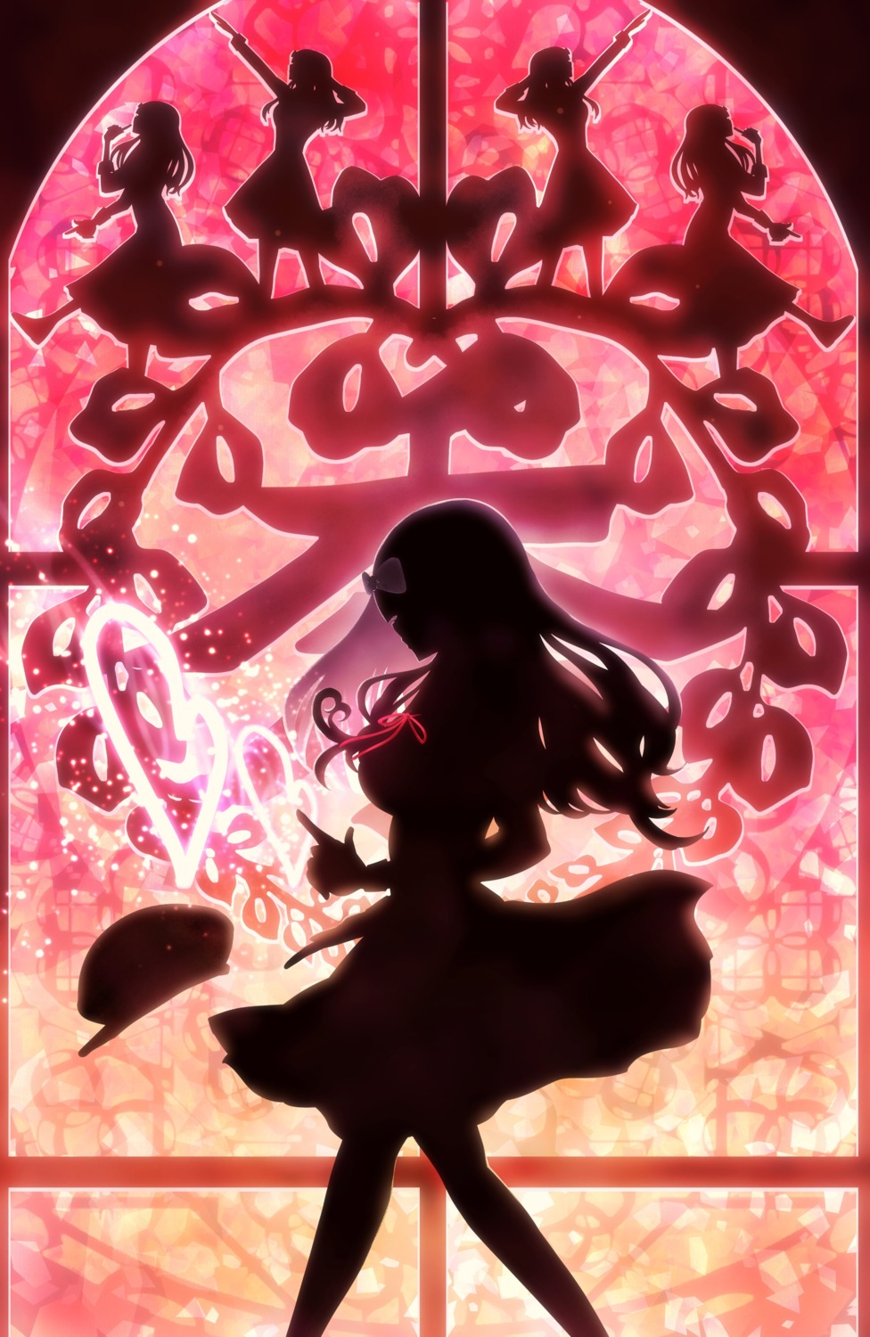 fujiwara_chika, harada_miyuki, kaguya-sama_wa_kokurasetai_~tensai-tachi_no_renai_zunousen~, silhouette