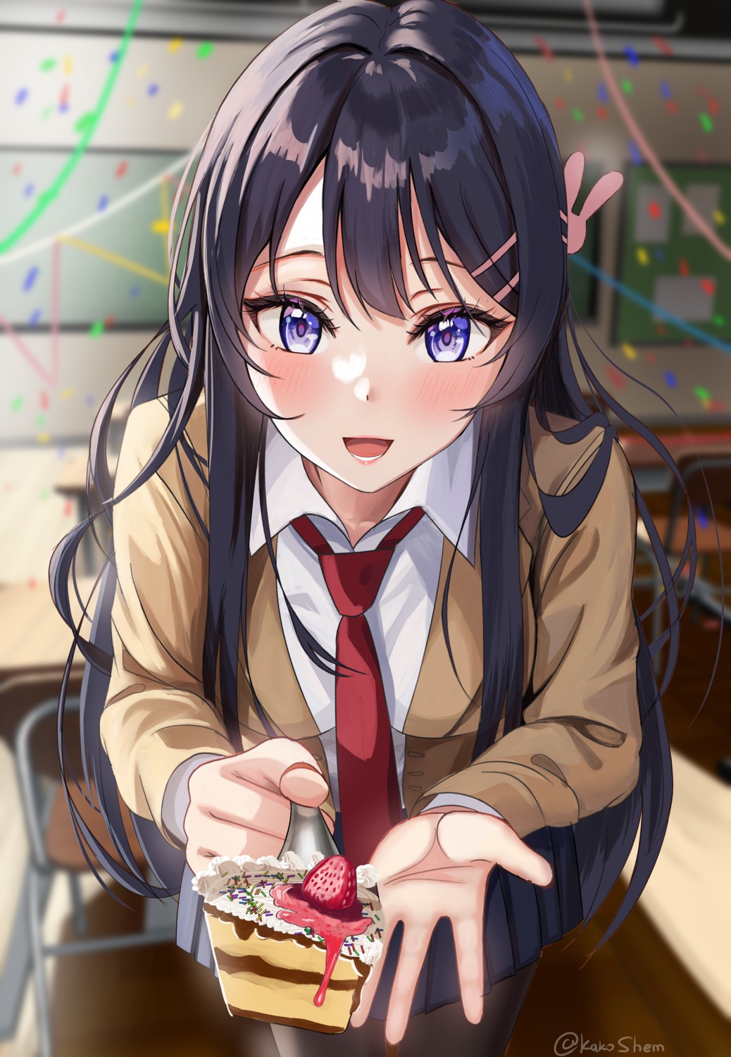 pantyhose, sakurajima_mai, seifuku, seishun_buta_yarou, shem_kako