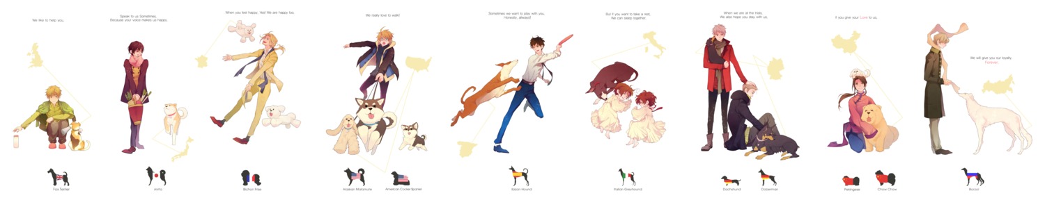 america, canada, france, germany, hetalia_axis_powers, japan, megane, russia