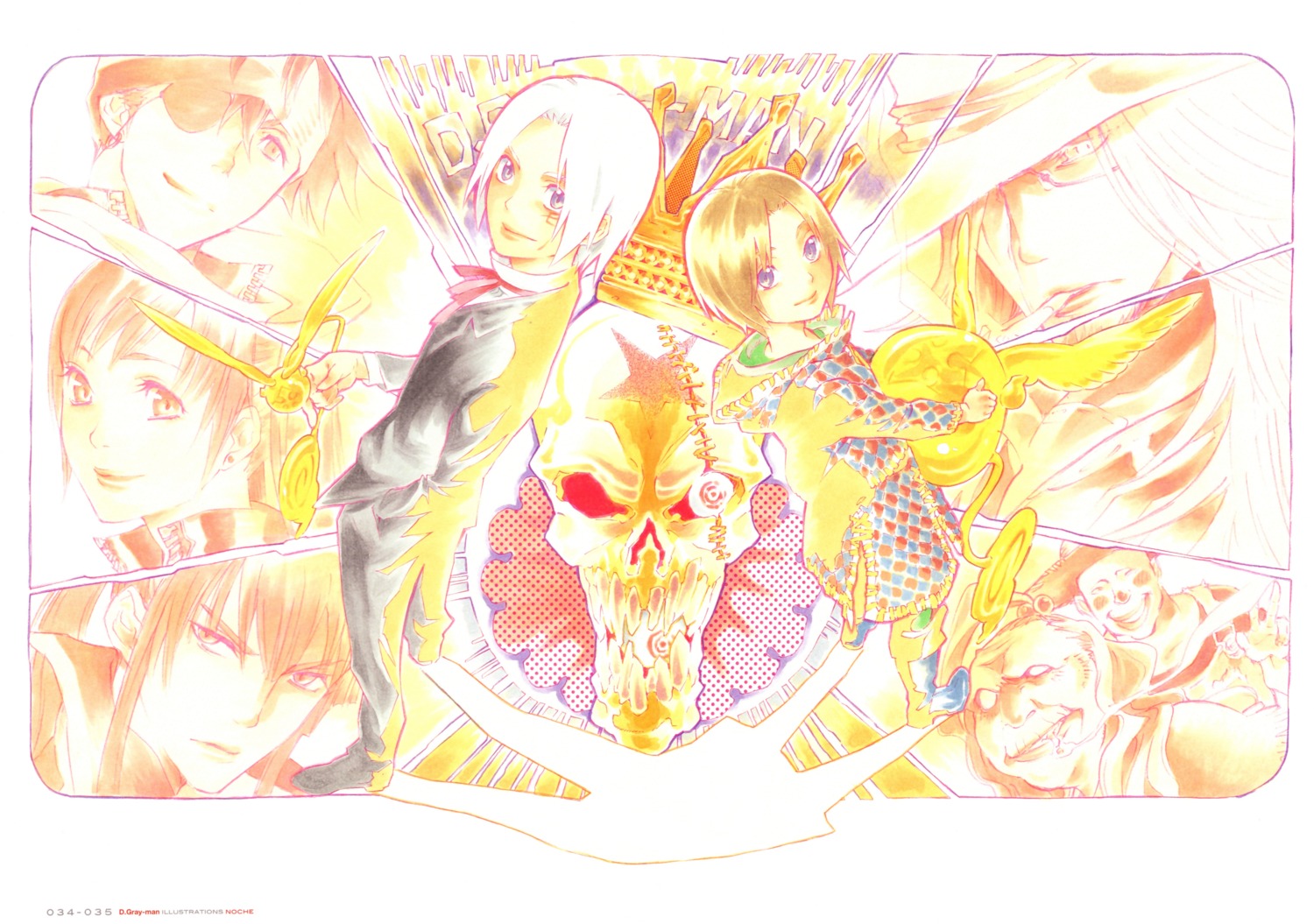 allen_walker, cross_marian, d.gray-man, hoshino_katsura, kanda_yu, lavi, lenalee_lee, timcanpy
