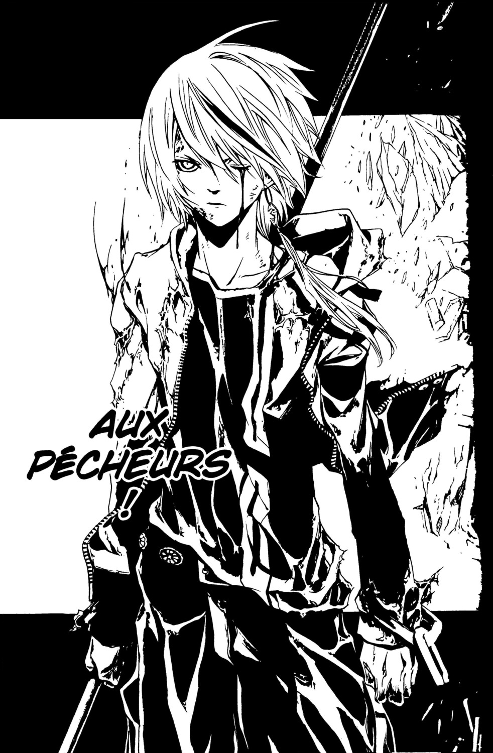 aleksander_nikolaevich_hell, male, monochrome, satou_kenetsu, seikon_no_qwaser