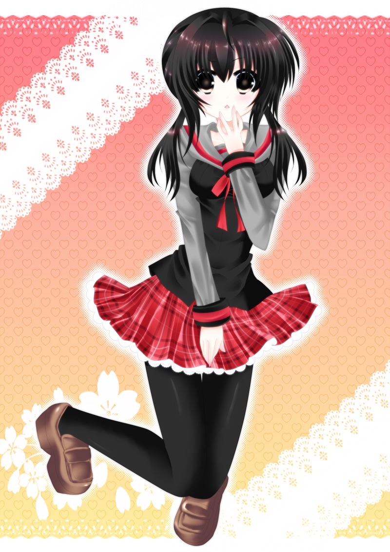 pantyhose, seifuku, shira_yuri