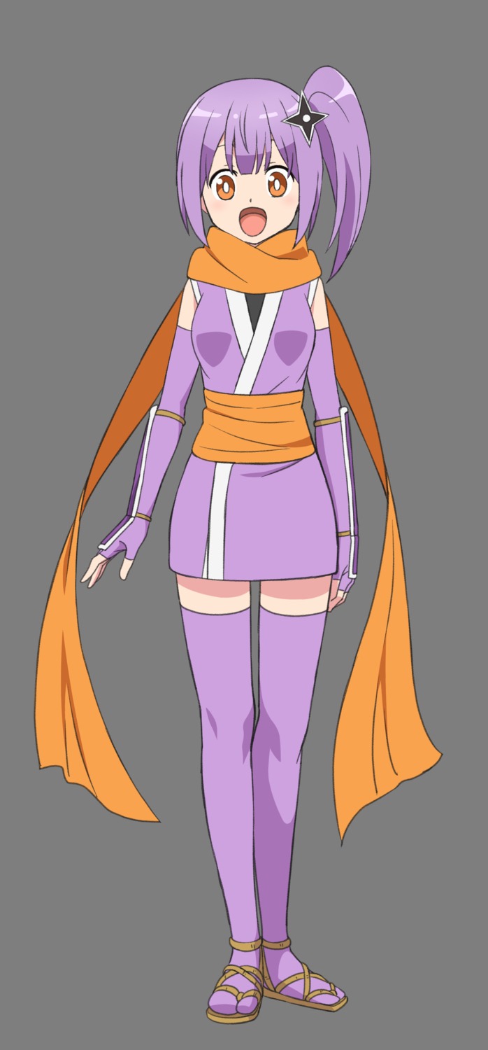 japanese_clothes, kusagakure_satoko, ninja, ninja_to_koroshiya_no_futarigurashi, tagme, thighhighs, transparent_png