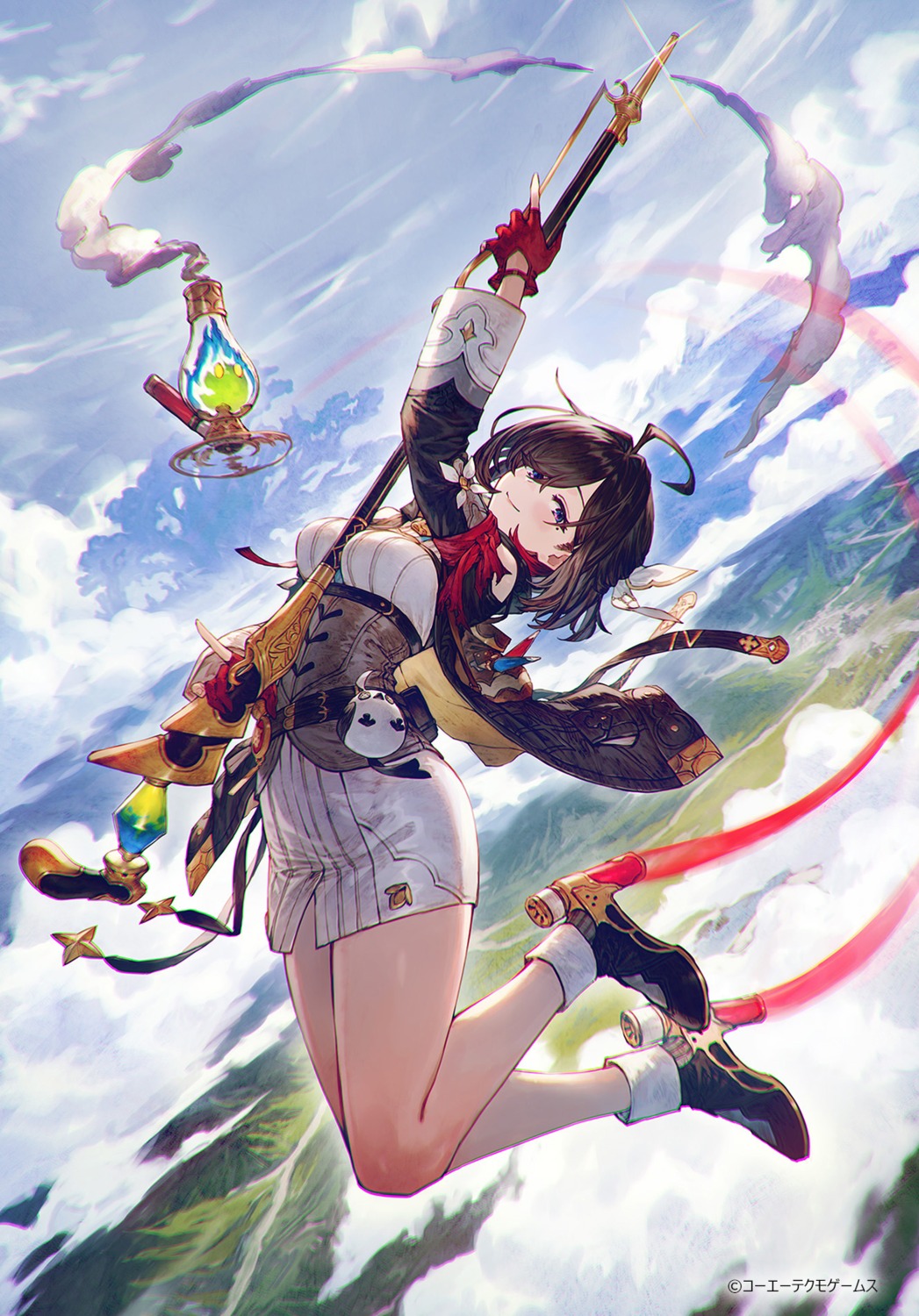 atelier, atelier_yumia, benitama, flammi, gun, heels, koei_tecmo, yumia_liessfeldt