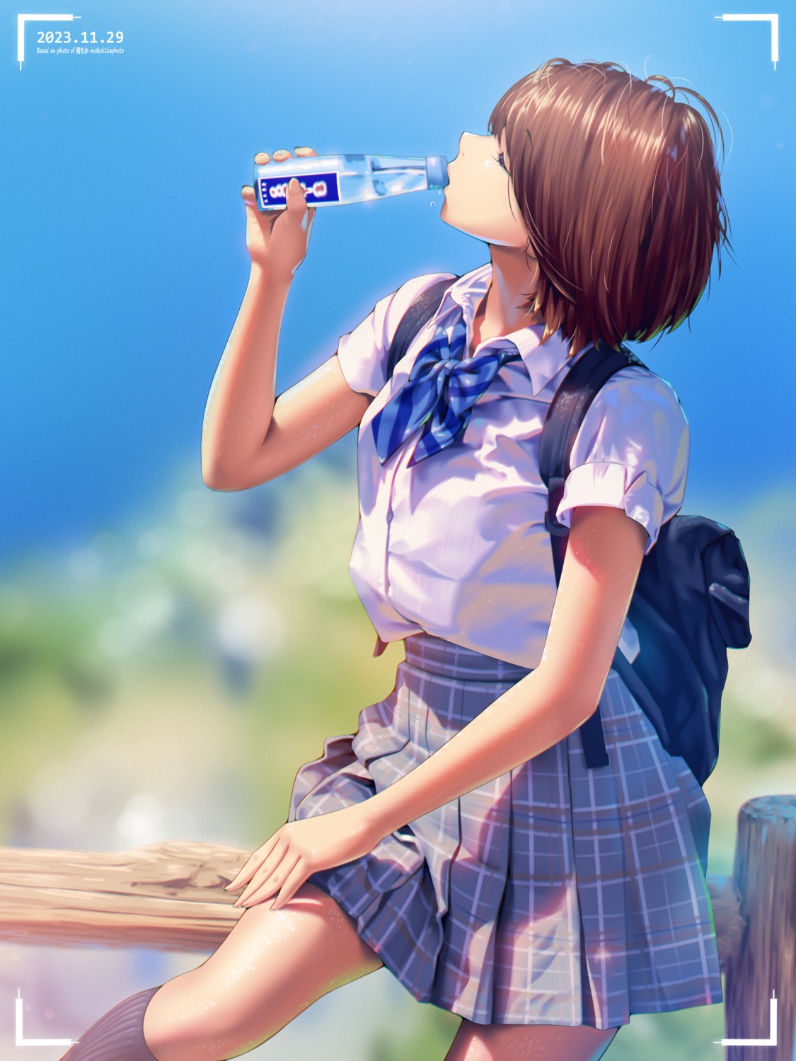 a.x., seifuku, skirt_lift