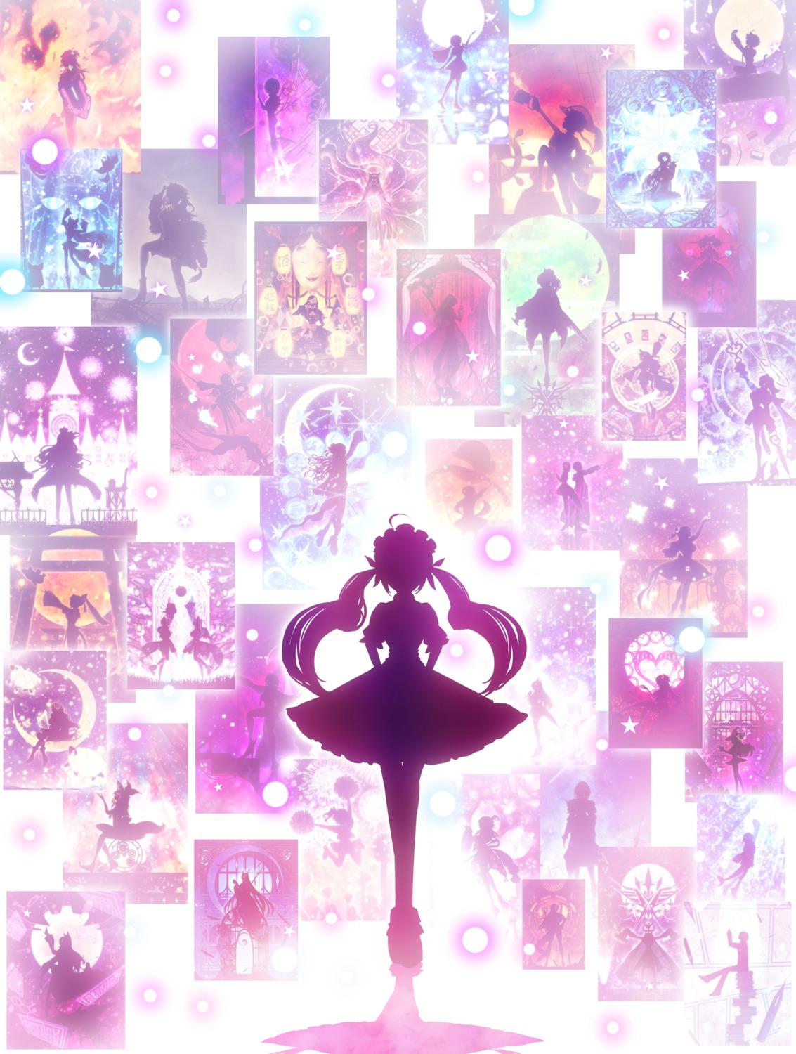 harada_miyuki, hololive, minato_aqua, silhouette