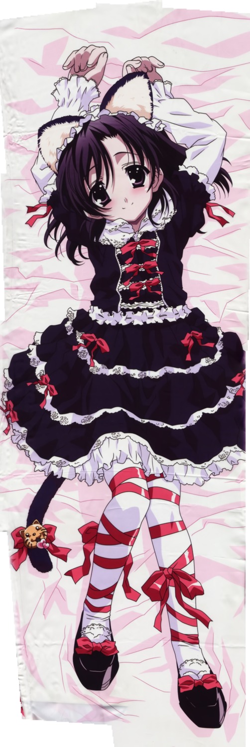 animal_ears, dakimakura, fixme, katsura_kokoro, lolita_fashion, nekomimi, school_days