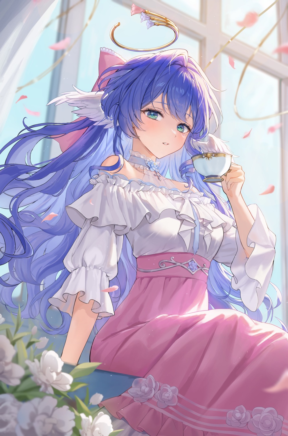 halo, honkai:_star_rail, kuuhaku_(wutt5584), robin, wings