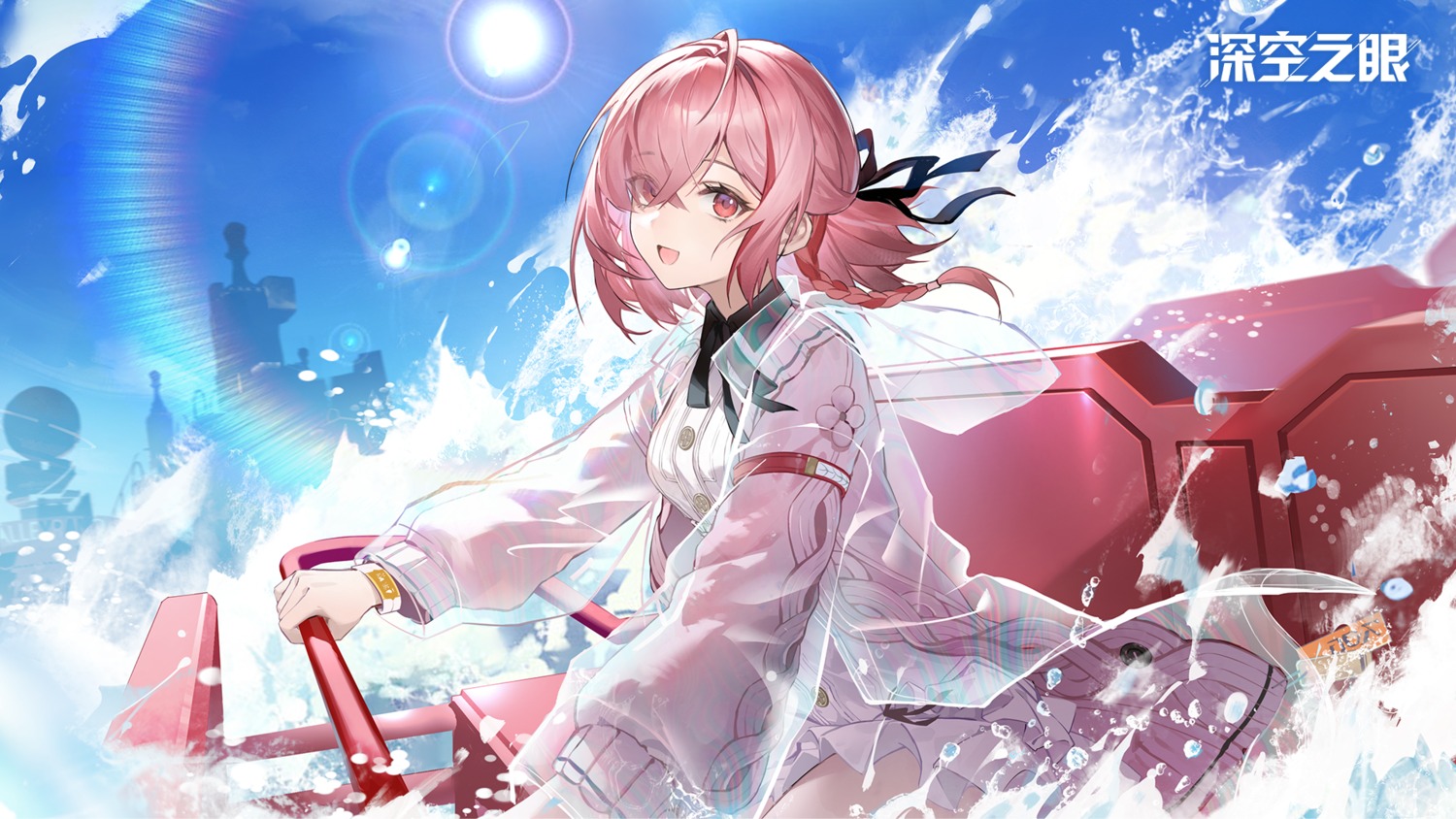 aether_gazer, see_through, skirt_lift, skuld_(aether_gazer), sweater, tagme, wallpaper