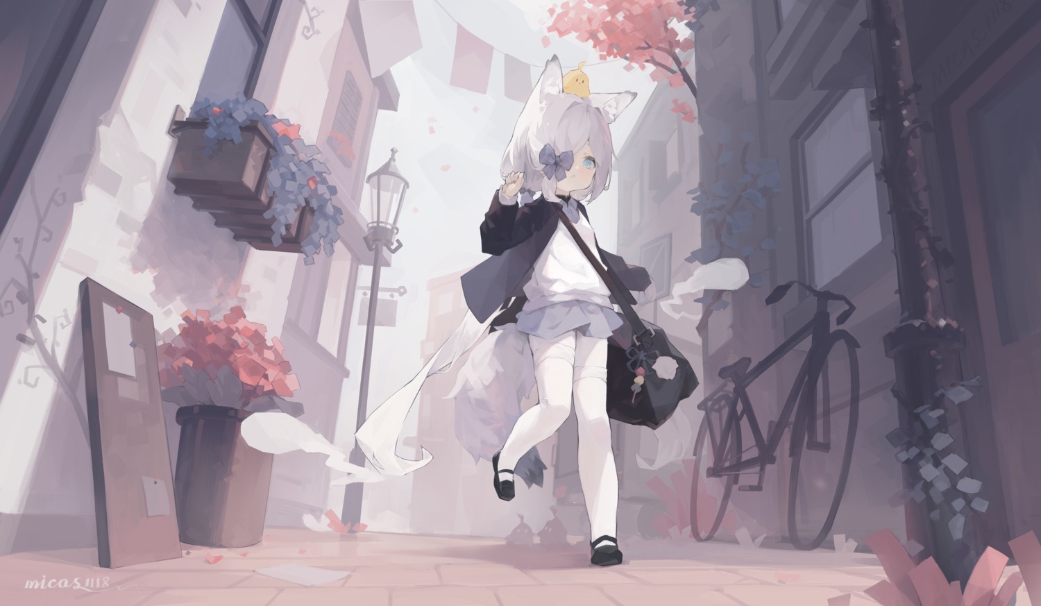 animal_ears, azur_lane, garter, kasumi_(azur_lane), kasumi_1118, manjuu_(azur_lane), pantyhose, tail