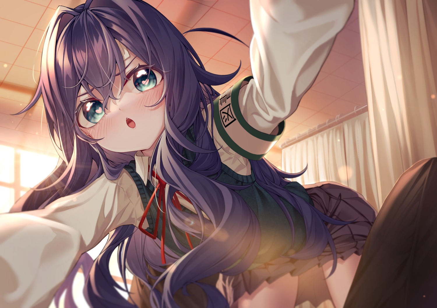 bratjasan, kimi_no_koto_ga_dai_dai_dai_dai_daisuki_na_100-nin_no_kanojo, seifuku, sweater, yoshimoto_shizuka