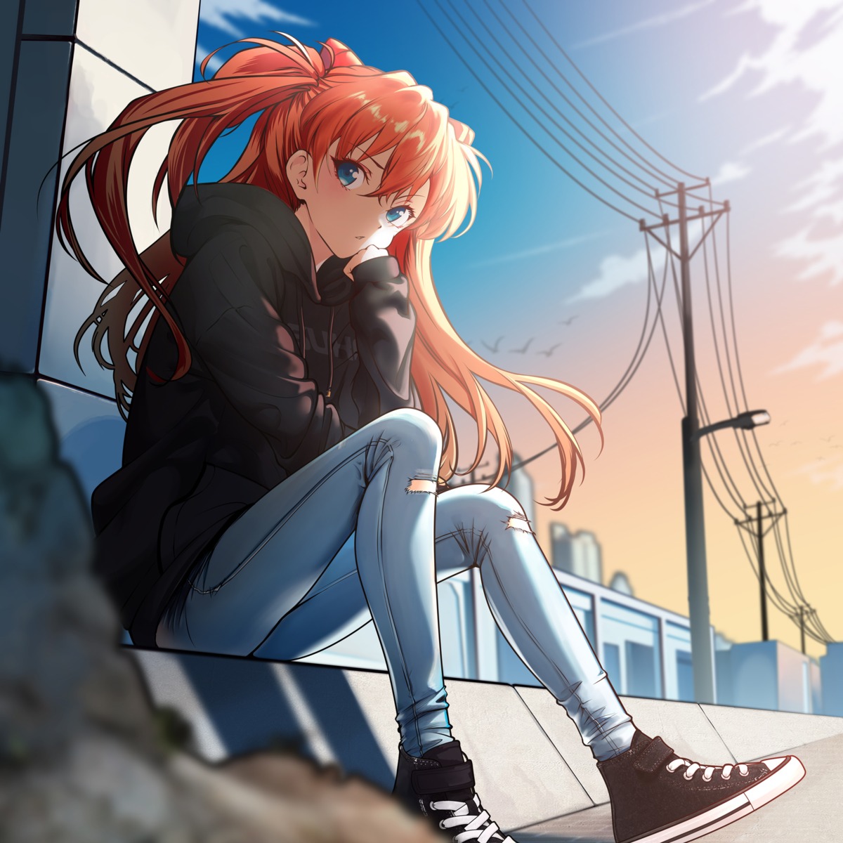 neon_genesis_evangelion, souryuu_asuka_langley, torn_clothes, zero2212