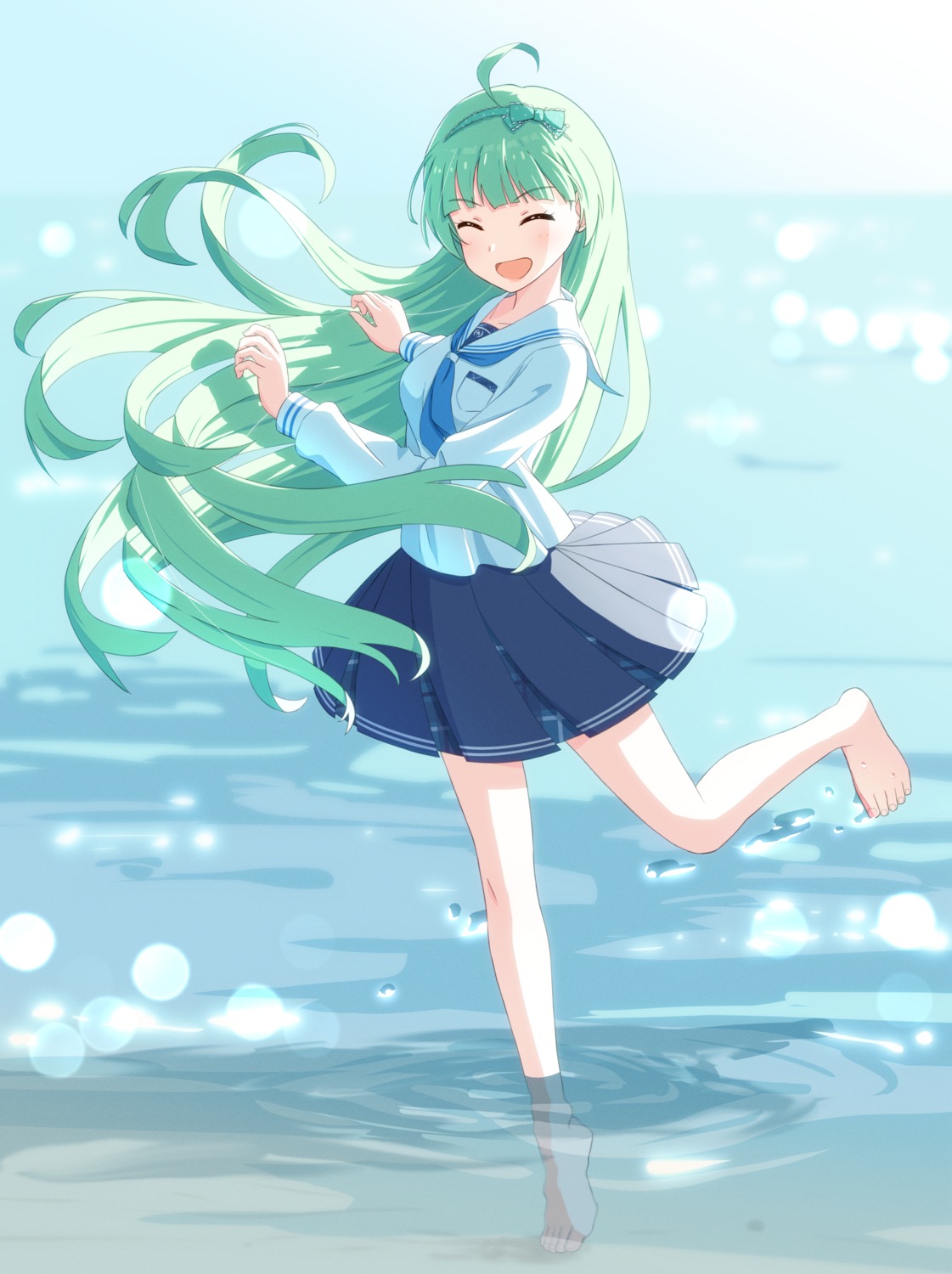 houraijin, seifuku, shimabara_elena, the_idolm@ster, the_idolm@ster_million_live!, wet