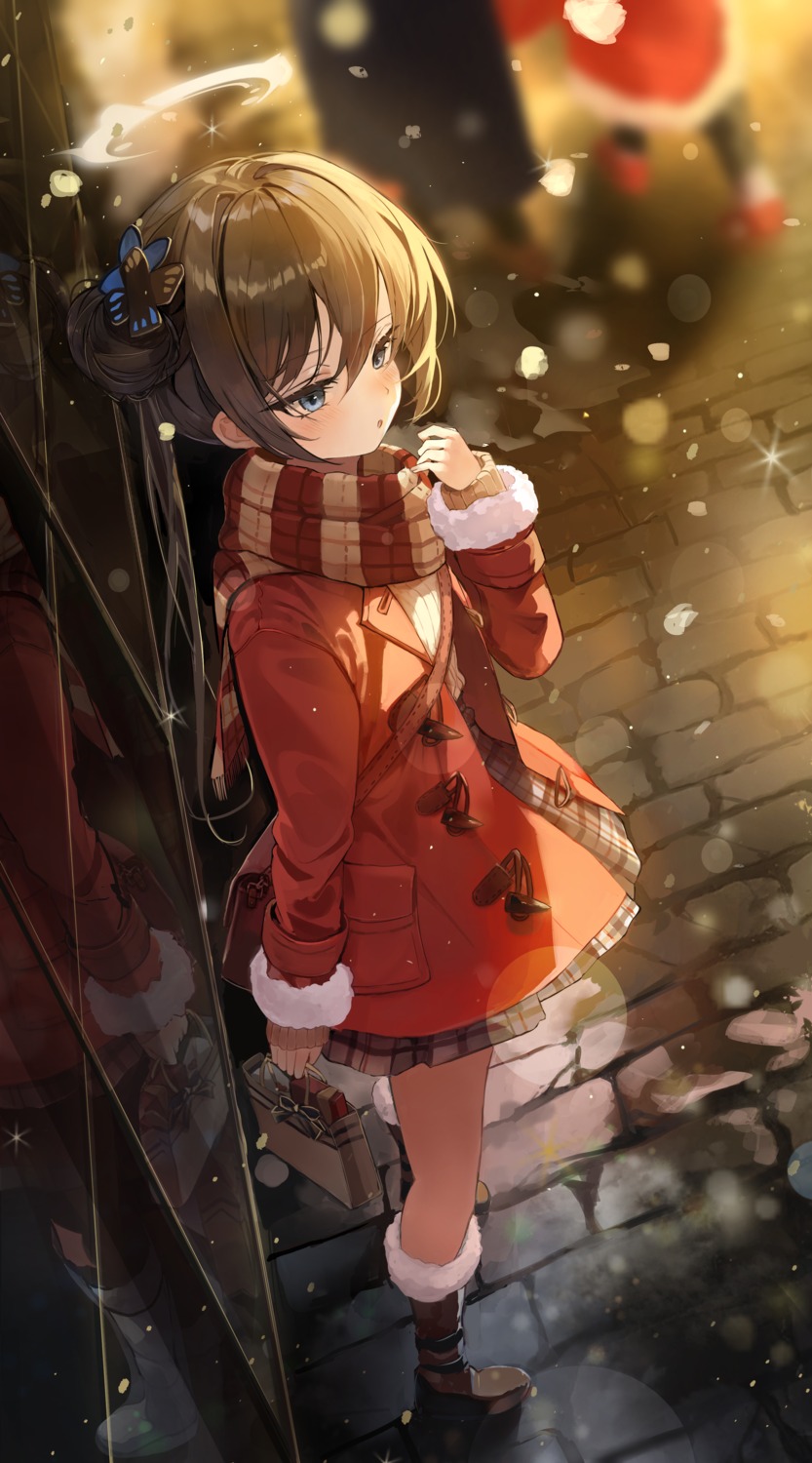blue_archive, bunny_kitsune, christmas, halo, ryuuge_kisaki, sweater