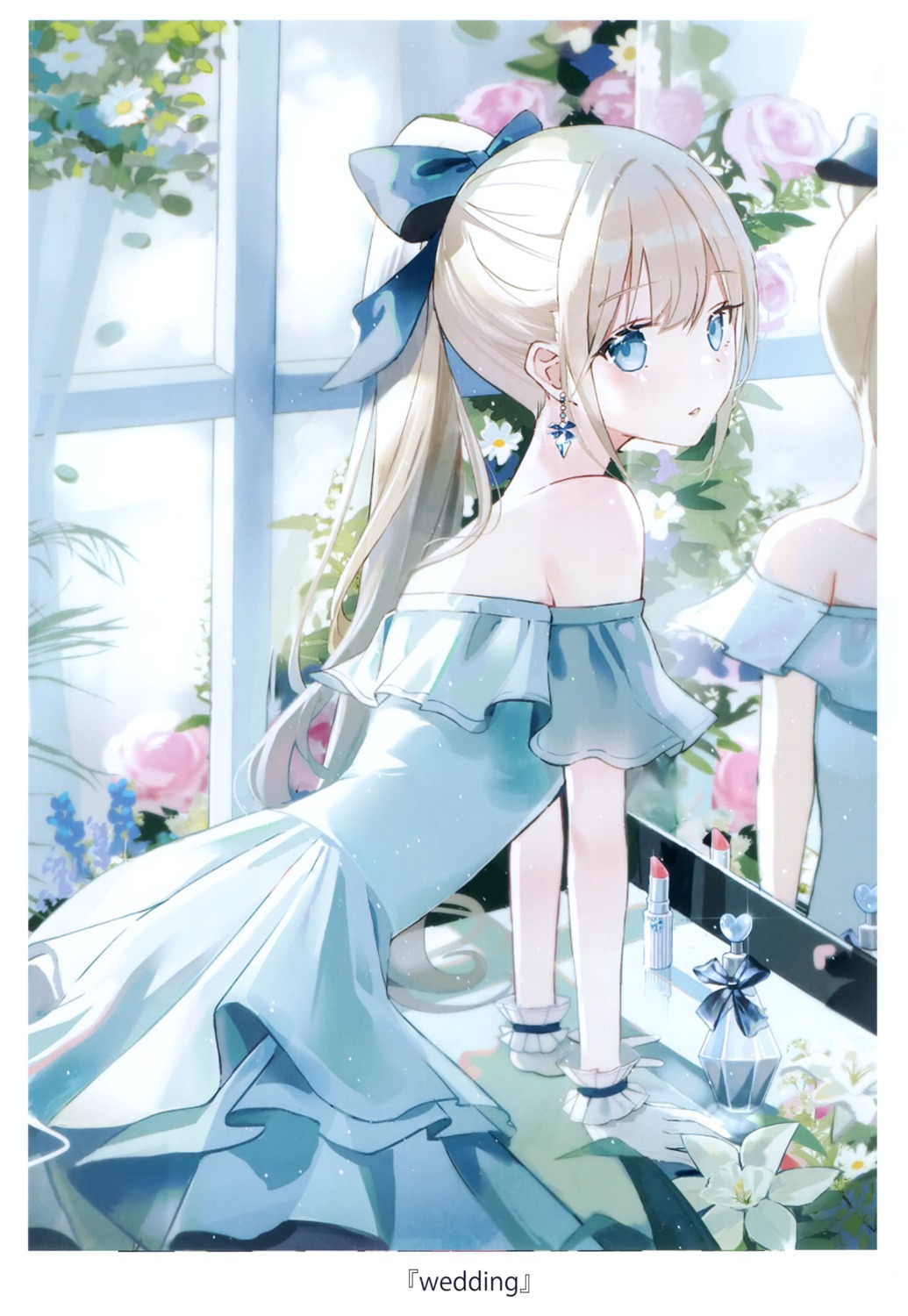 dress, iren, irenlovel, no_bra, wedding_dress
