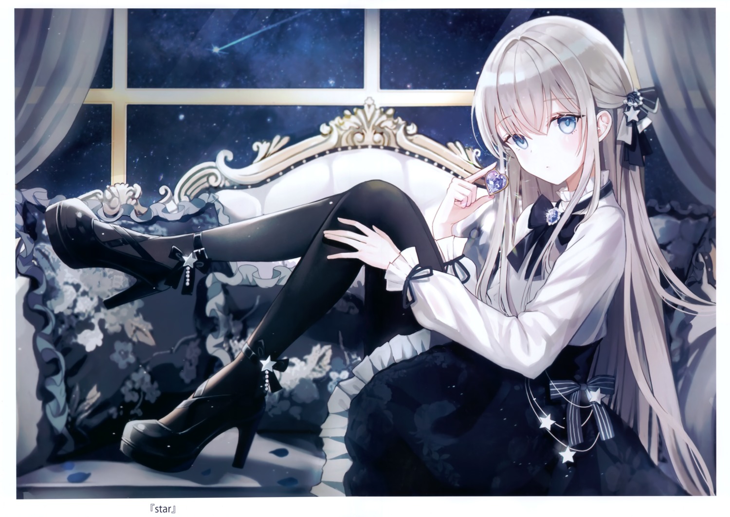 gothic_lolita, heels, iren, irenlovel, lolita_fashion, pantyhose, skirt_lift