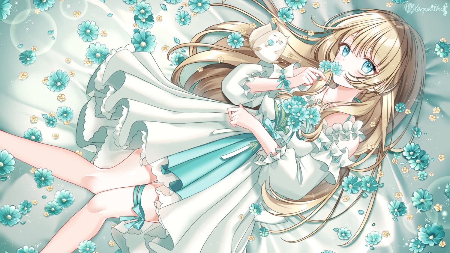 dress, garter, konpeito1025, wallpaper