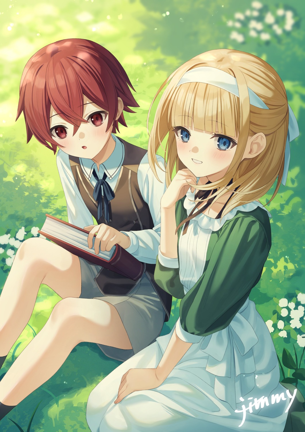 dress, jimmy, magic_maker_~isekai_mahou_no_tsukurikata~, rose_(magic_maker), shion_(magic_maker)